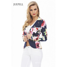 Floral Anzug Büro Frauen Jacke